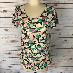 LuLaRoe Geometric Print Classic T Top
